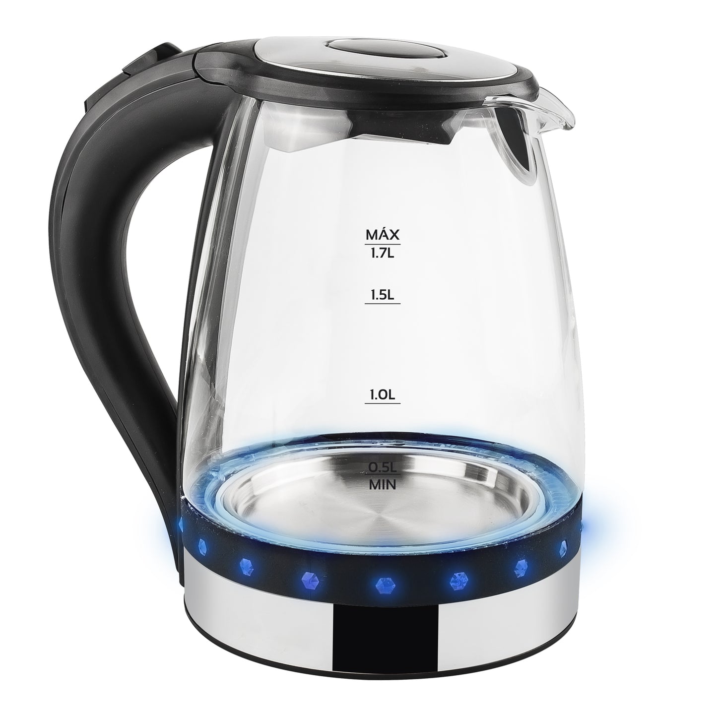 CHALEIRA DE ÁGUA ELÉTRICA DE VIDRO KÜKEN 2200W 1,7L