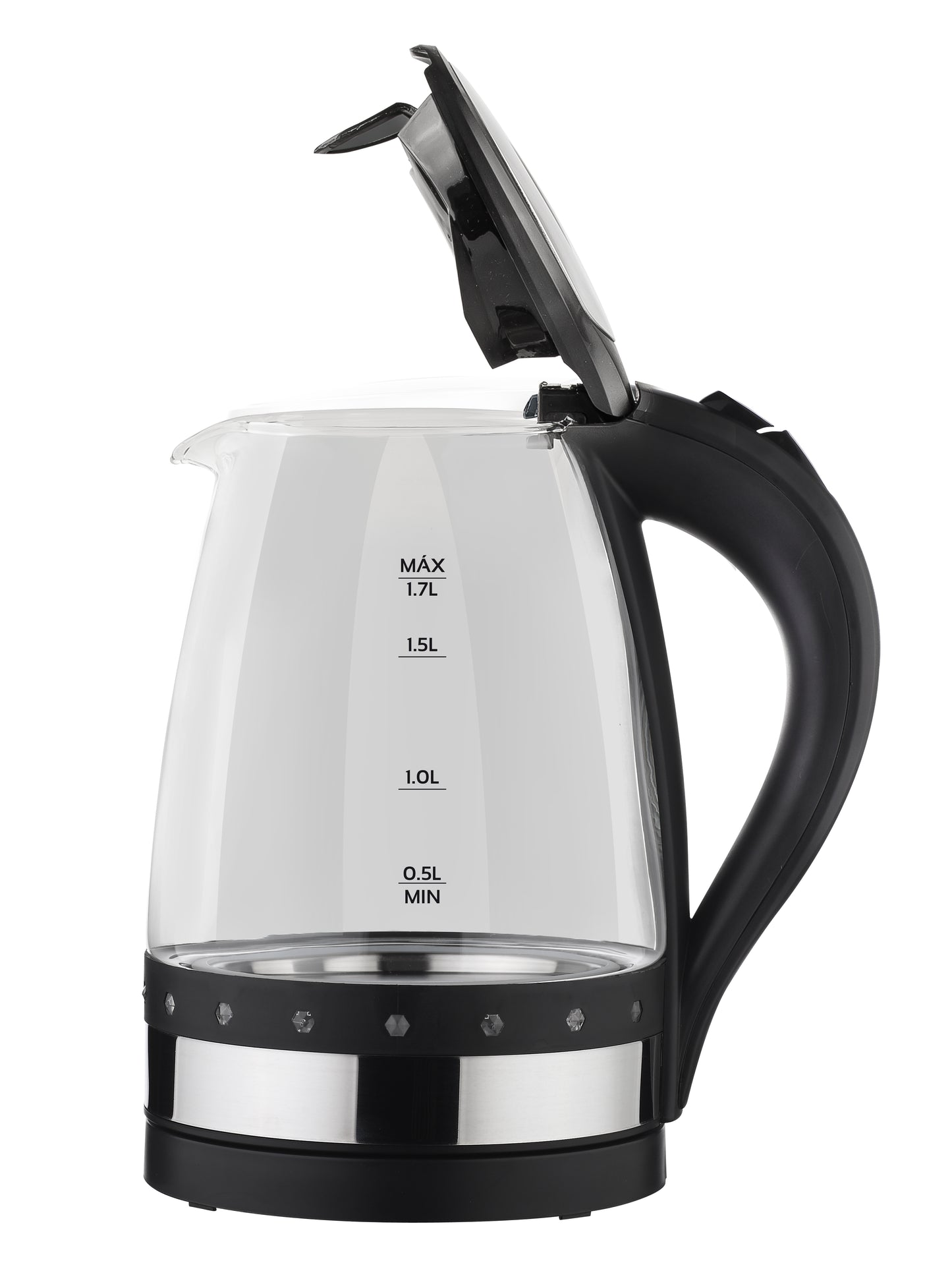 CHALEIRA DE ÁGUA ELÉTRICA DE VIDRO KÜKEN 2200W 1,7L