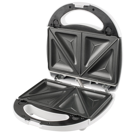 SANDUICHEIRA ELÉTRICA 750W GRILL / SANDUICHE DESMONTÁVEL BRANCA 2P