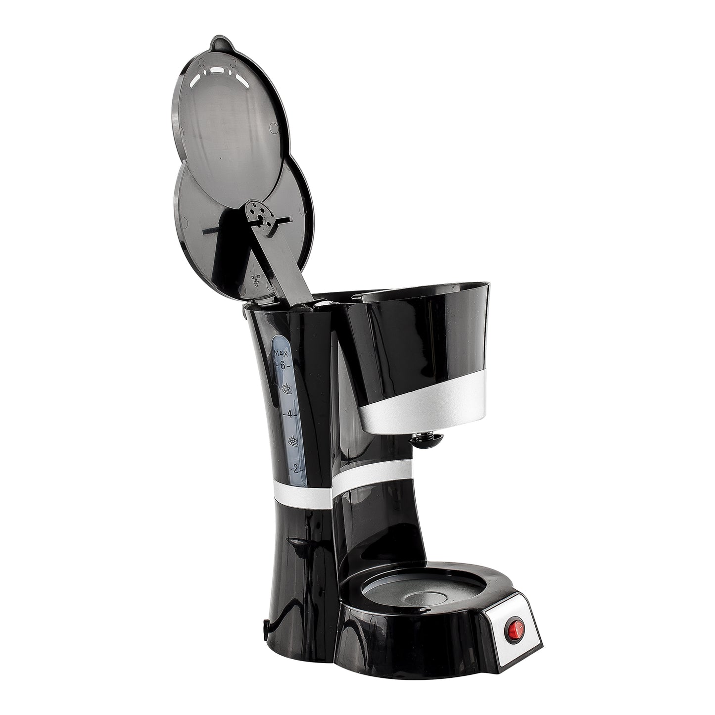 MACHINE À CAFÉ AVEC FILTRE 4/6 TASSES 0,6 L 550W