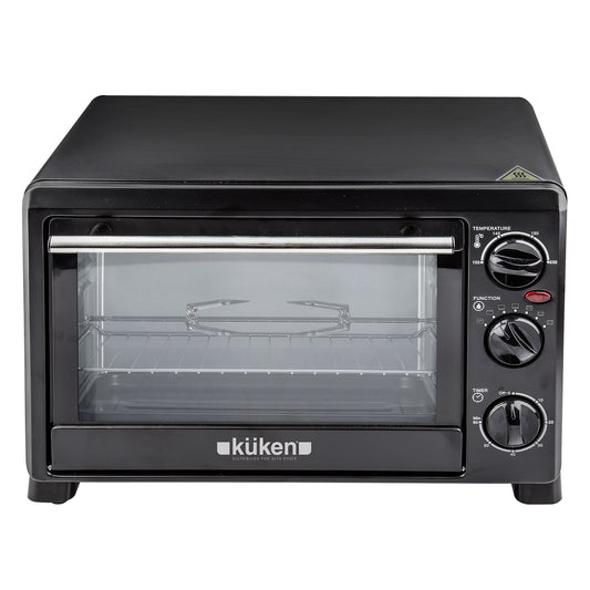 FORNO / GRILL ELÉTRICO PRETO 18L 1200W