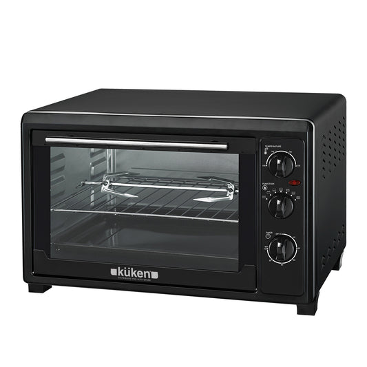 FORNO / GRILL ELÉTRICO PRETO 2000W 45 L + UTENSÍLIOS
