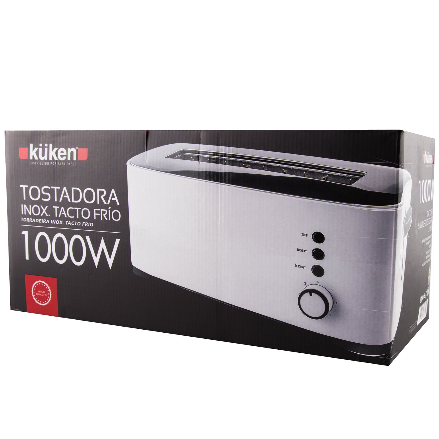 TORRADEIRA GRANDE KUKEN TATO FRIO 1000W