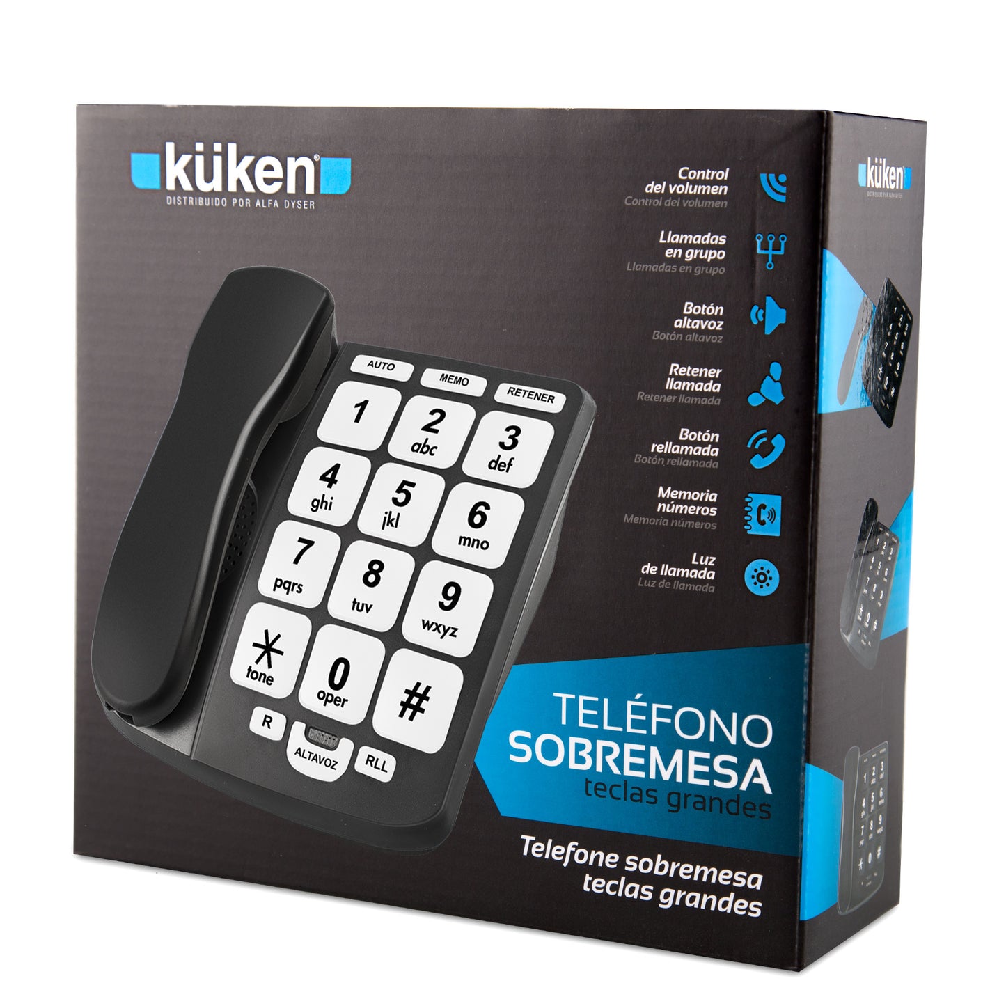 TELEFONE KUKEN TECLAS GRANDES