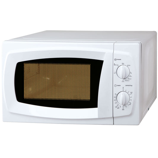 MICROONDAS + GRILL BRANCO 20L 700W 5 POTÊNCIAS + 3 COMBI
