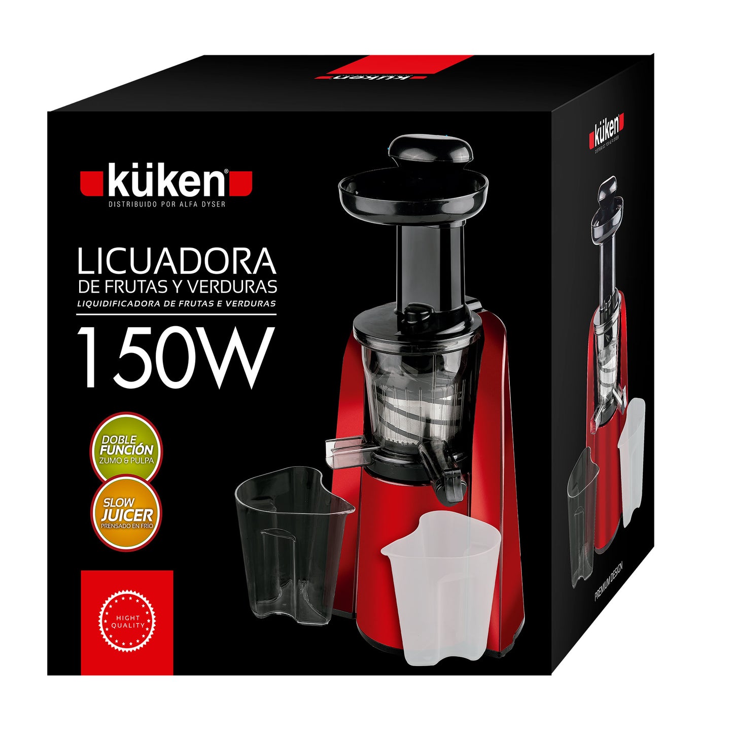 LIQUIFICADORA DE FRUTAS E VERDURAS KUKEN 150W