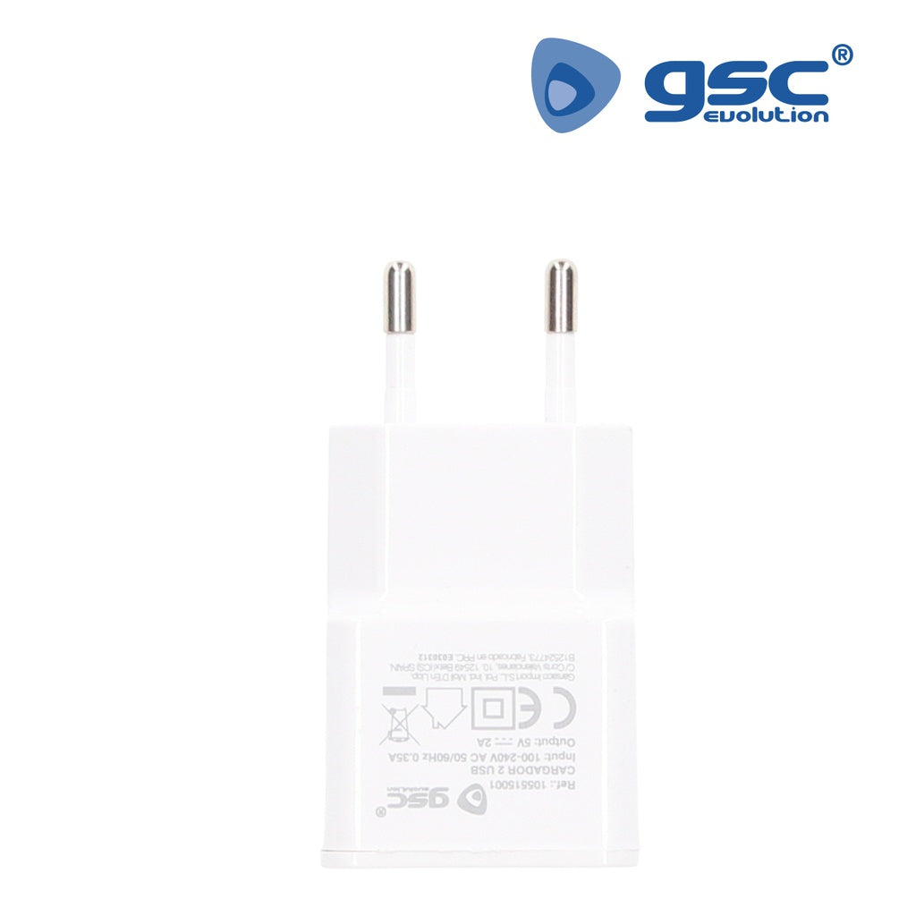 Carregador 230V a 2 USB