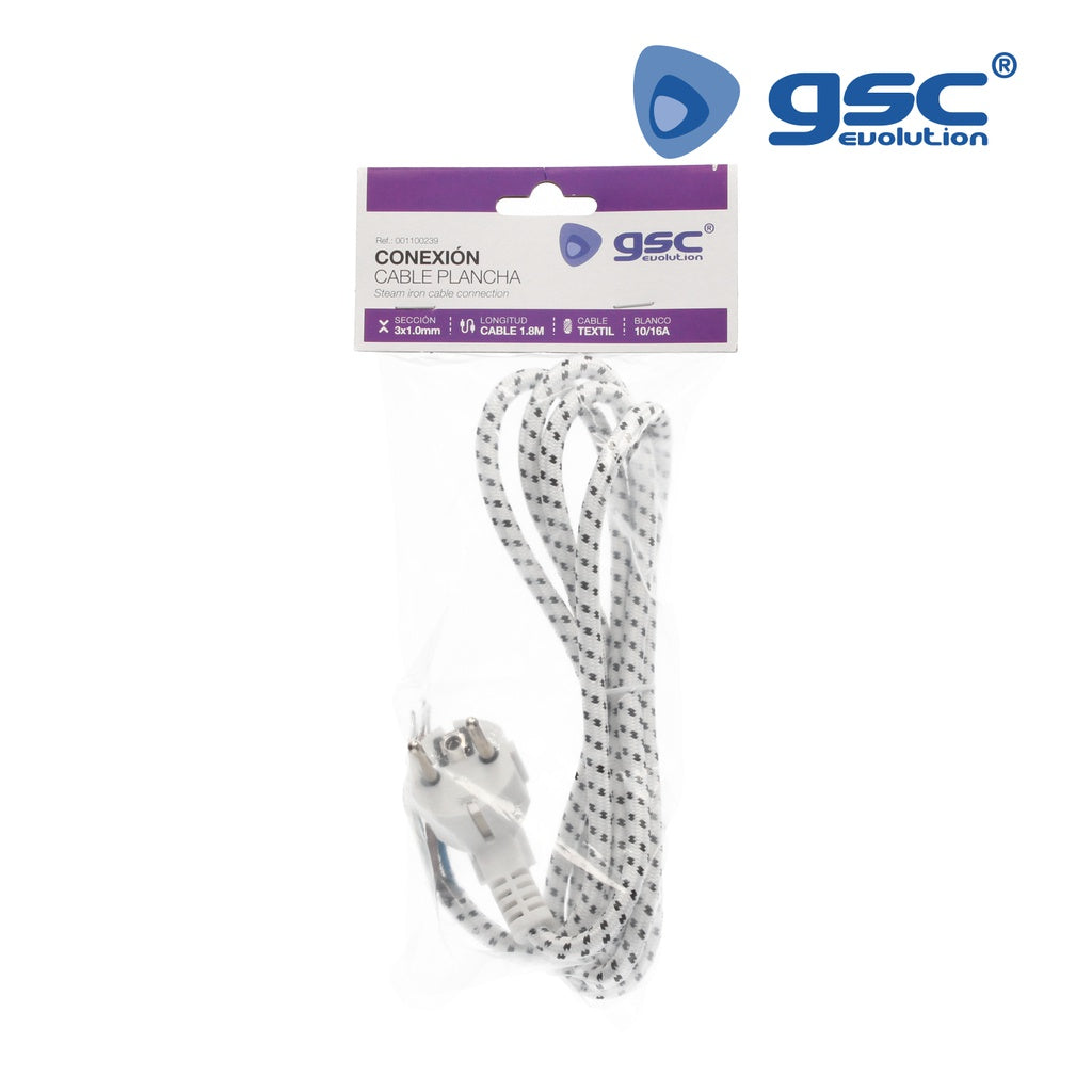 Connexion câble textile (3x1.0mm) 1.8M