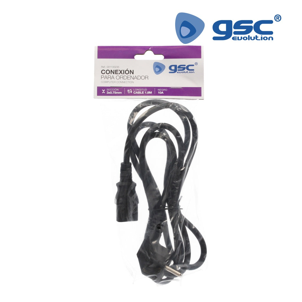 Connexion ordinateur (3x0.75mm) 1.8M