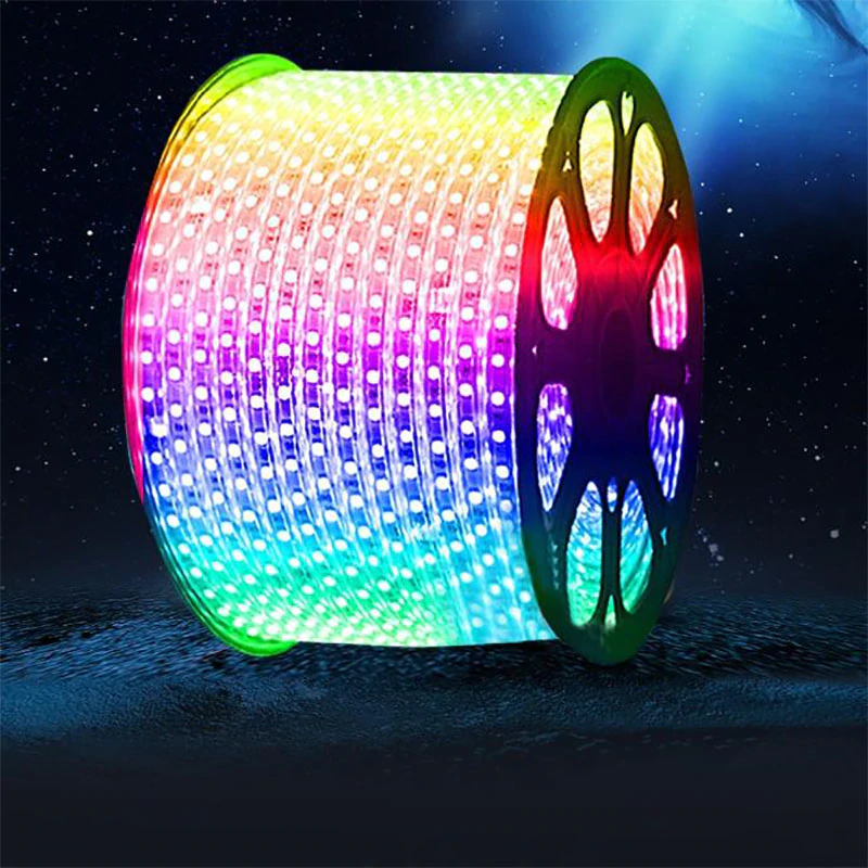 FITA LED EM SILICONE 5050 12W 1000LM RGB IP65 230V