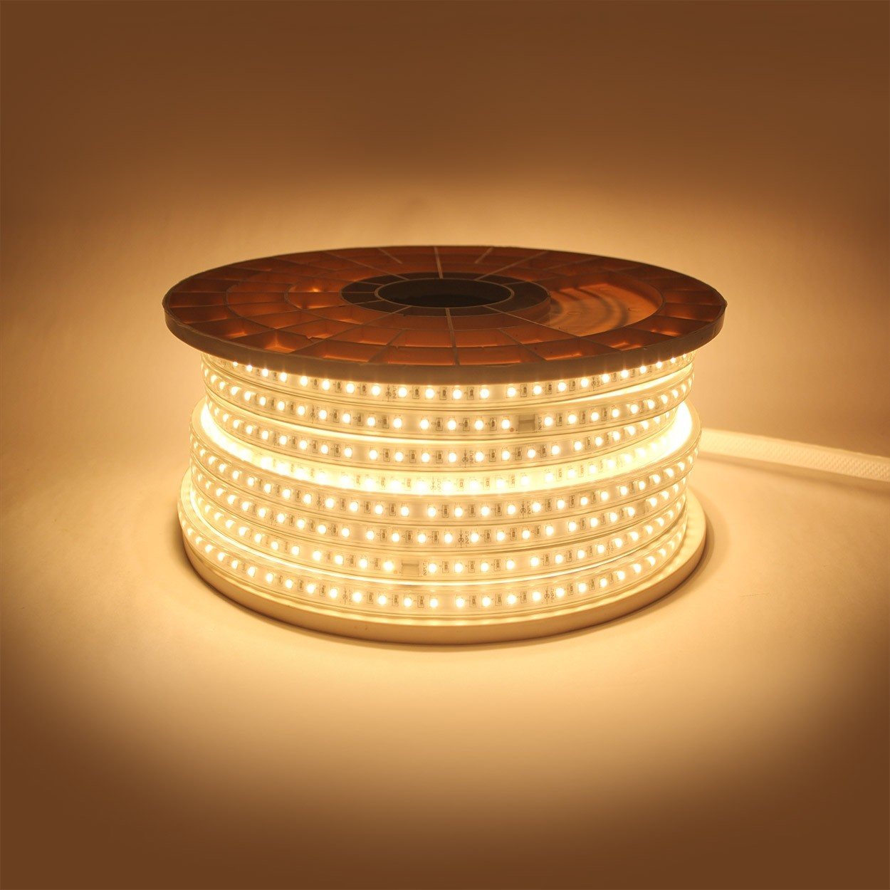FITA LED EM SILICONE 5050 12W 1000LM 3000K IP65 230V