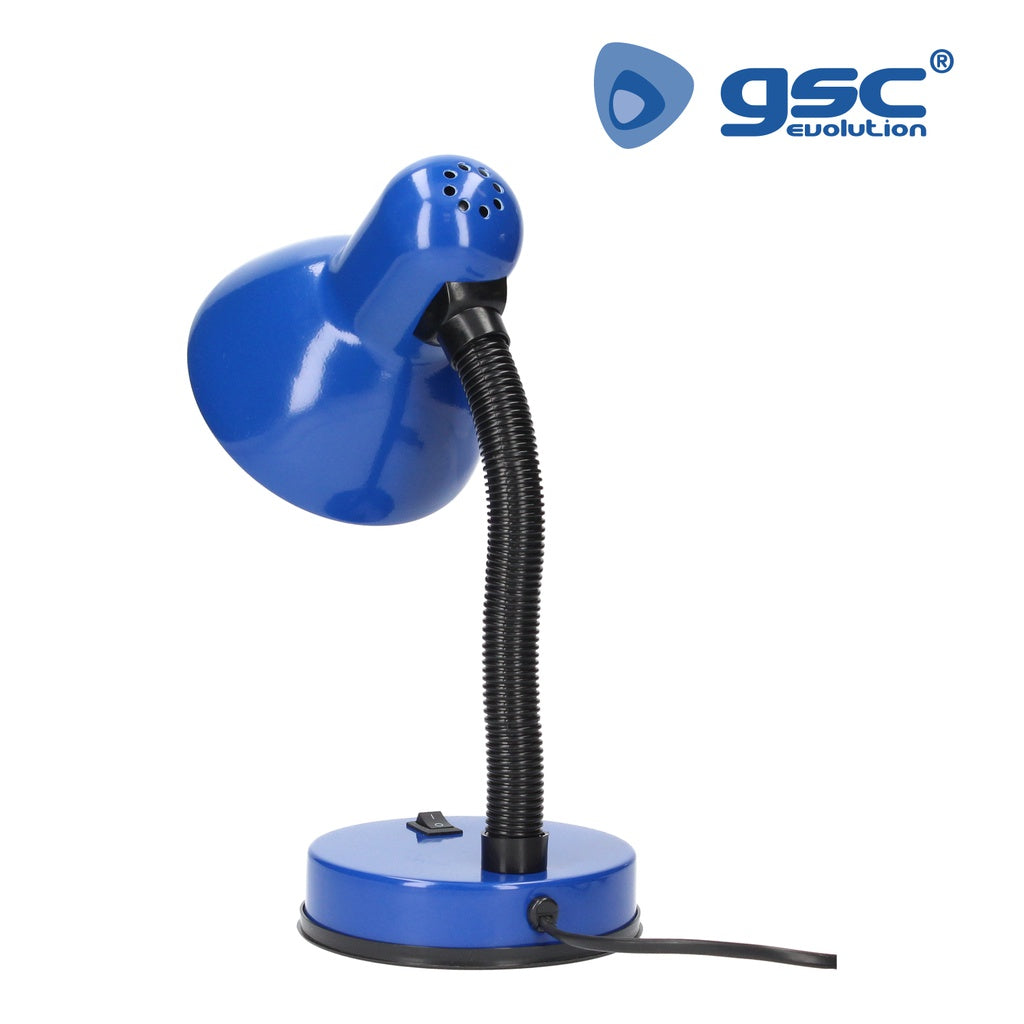 Candeeiro de secretária Bell E27 Azul