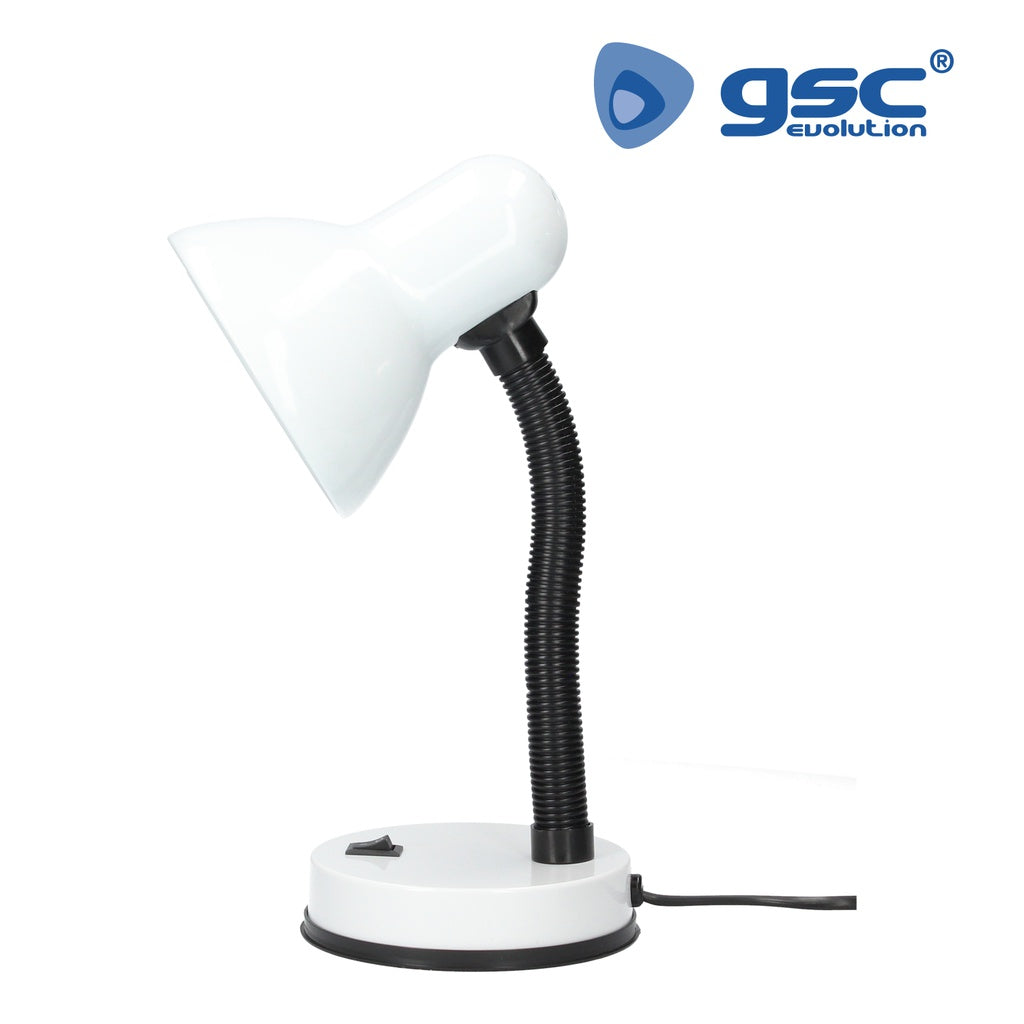 Candeeiro de secretária Bell E27 Branco