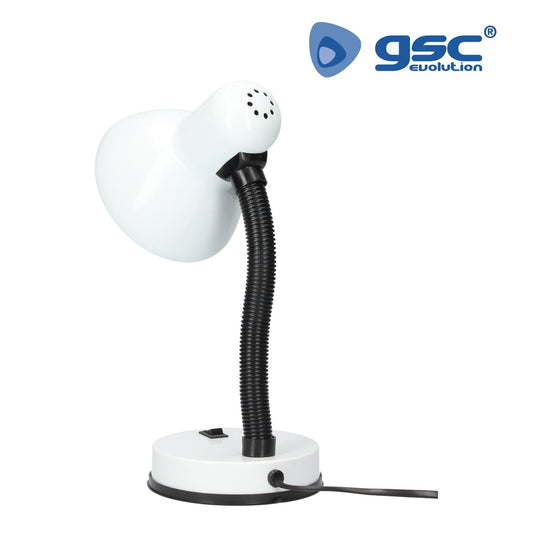 Candeeiro de secretária Bell E27 Branco