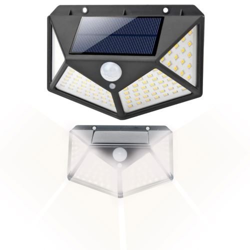 LED APLIQUE SOLAR SENSOR DE MOVIMENTO - 5W