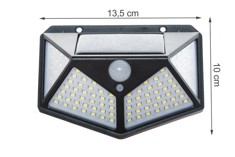 LED APLIQUE SOLAR SENSOR DE MOVIMENTO - 5W