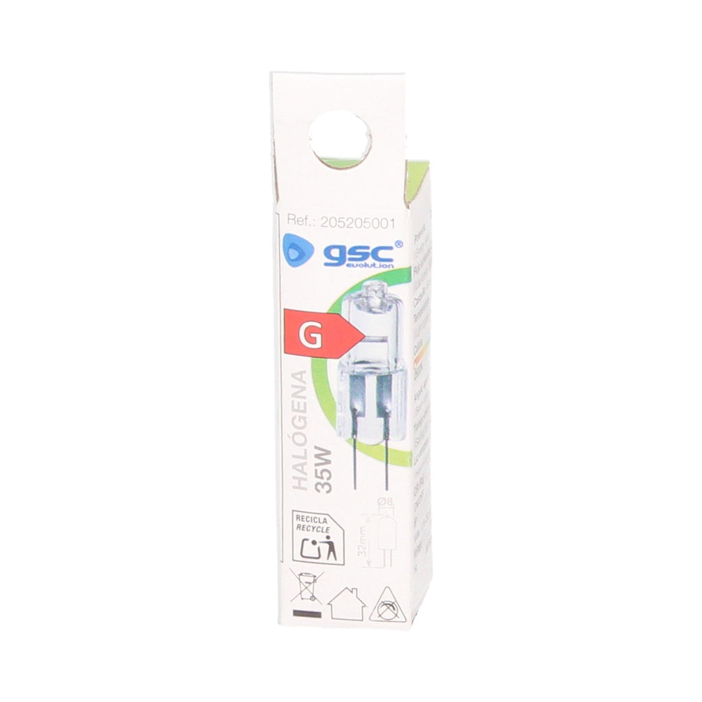 Lâmpada de halogênio bi-pino 35W G4 12V