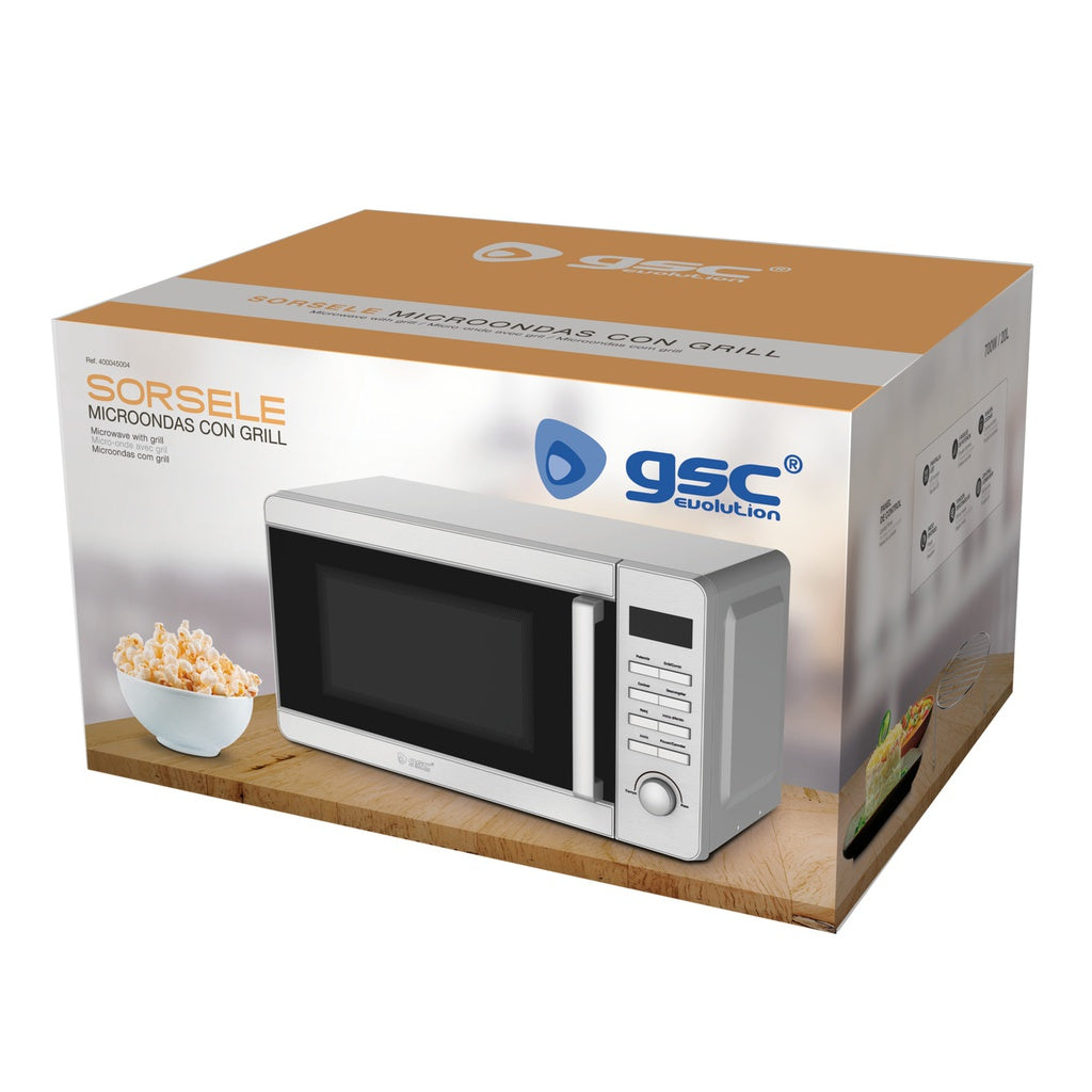 Microondas com grill Sorsele 20L 700W