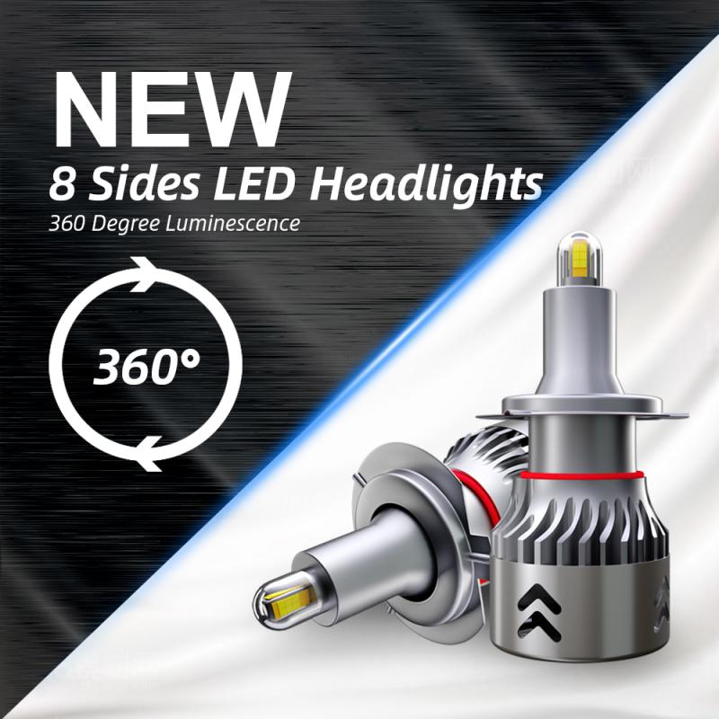 Phares LED de voiture H7 13500LM