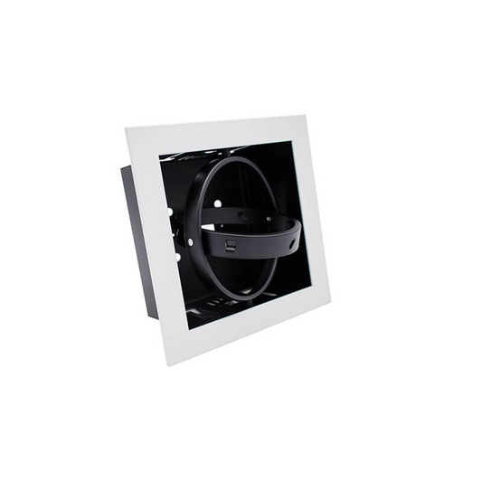 SQUARE MOBILE RING ALUMINUM GU10 WHITE AND BLACK / NICKEL AND BLACK