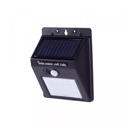 LED APLIQUE SOLAR SENSOR DE MOVIMENTO - 3W 30 leds