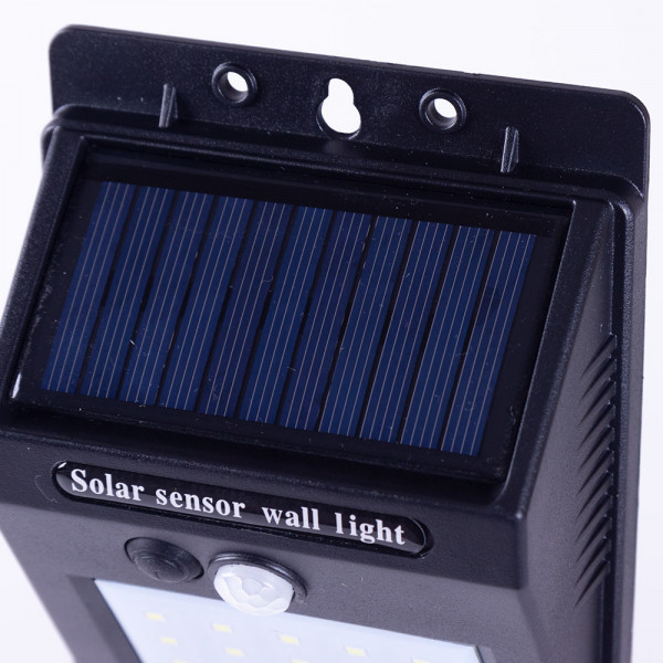 LAMPE LED CAPTEUR DE MOUVEMENT SOLAIRE - 3W 30 leds