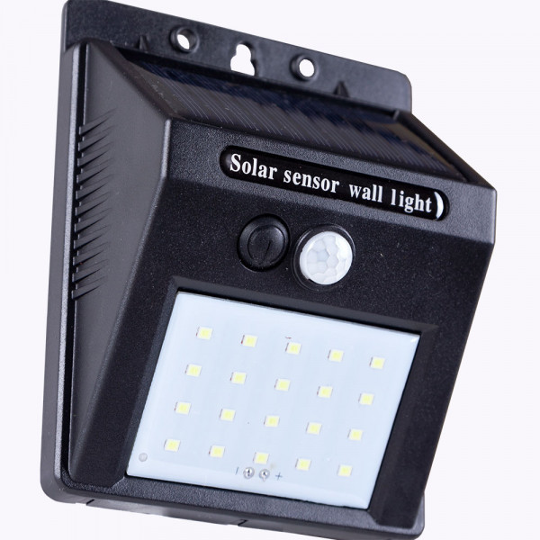 LAMPE LED CAPTEUR DE MOUVEMENT SOLAIRE - 3W 30 leds