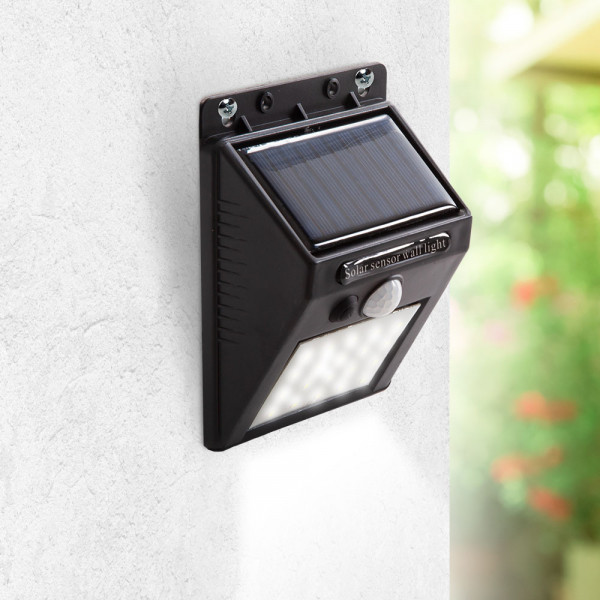 LAMPE LED CAPTEUR DE MOUVEMENT SOLAIRE - 3W 30 leds