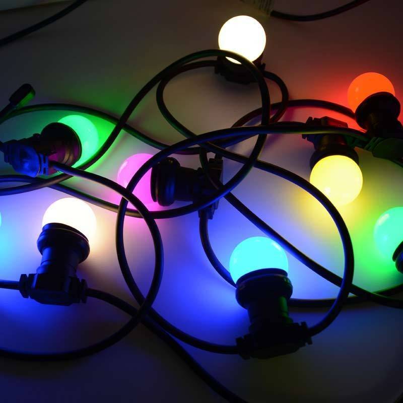 LÂMPADA LED COR G45 E27 1W 70LM