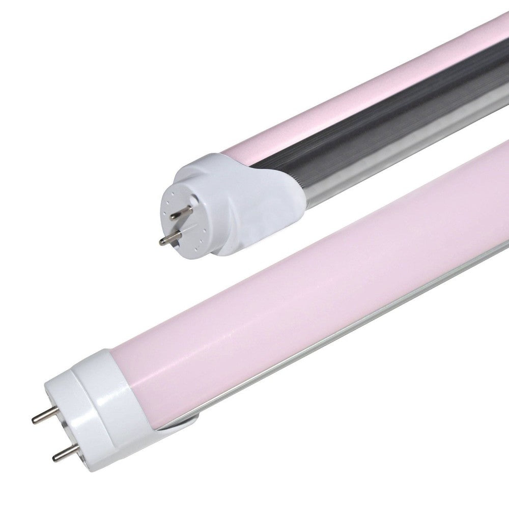 LAMPADA LED T8 COR-DE-ROSA PARA TALHO / CARNES 0.6M 1M 1.2M 1.5M