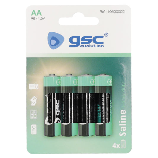 Pilhas salina GSC evolution R6 (AA) Blister 4u