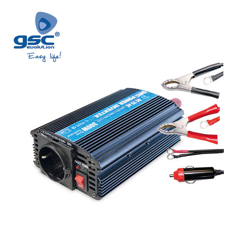Conversor/inversor de corrente 12V a 230V 300W - GARSACO