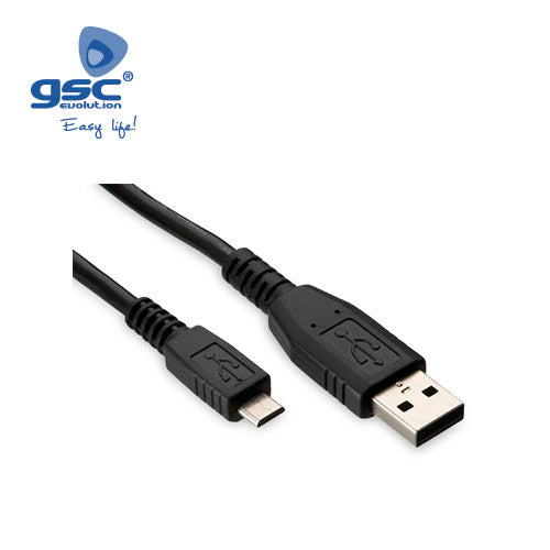 Câble USB mâle vers micro USB mâle 2.0 - 1.5M 