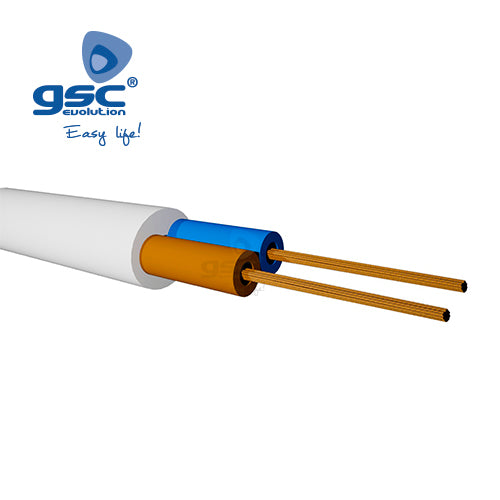 Roll Cable 100M (2x0.75mm) White 
