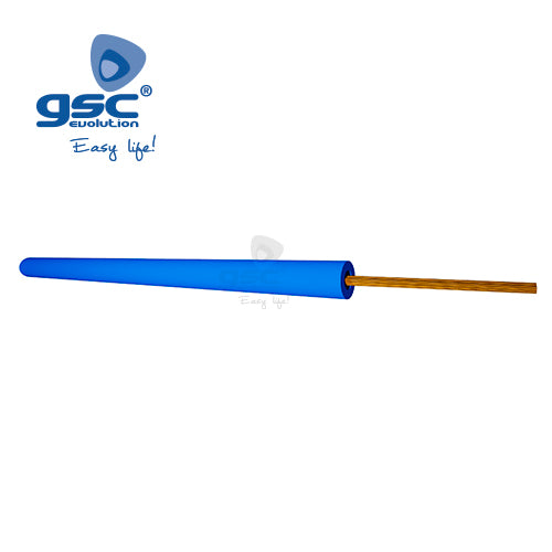 Rouleau 100M Câble Flexible (1x1.5mm) Bleu 