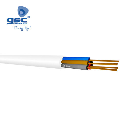 Roll 100M 4-conductor shielded cable 