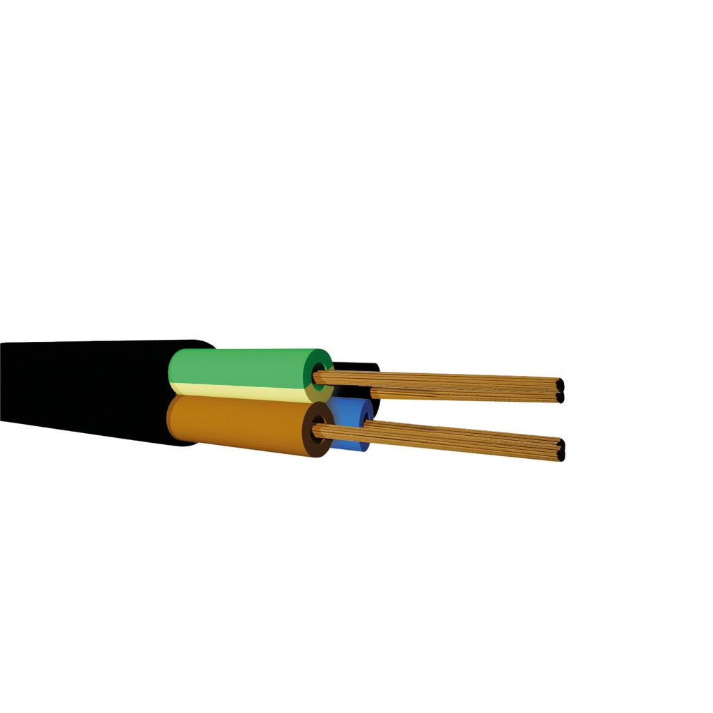 100M Roll Cable (4x1.5mm) Black 