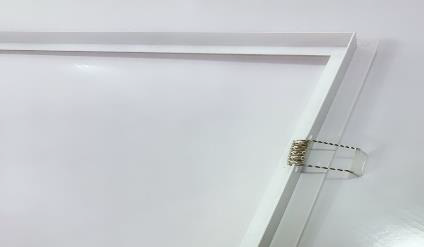 Bord de surface blanc pour la fixation du panneau LED