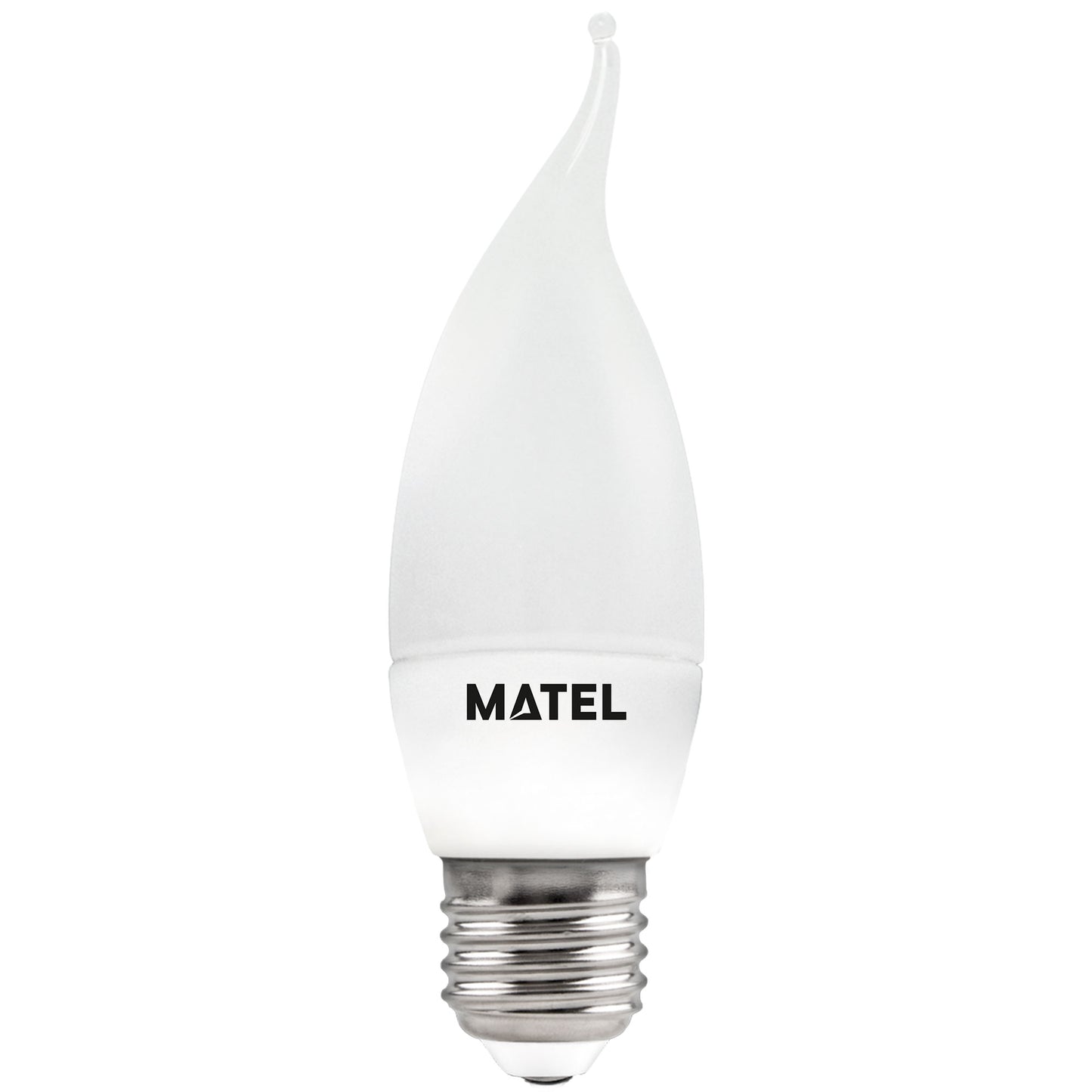 LAMPE BOUGIE FLAMME MATEL E27 C37 6W 