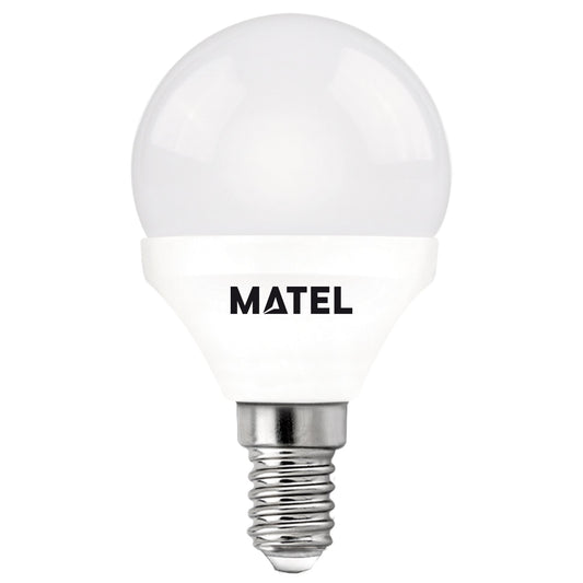 MATEL E14 5W NEUTRAL SPHERICAL LED LAMP (3 UNITS)
