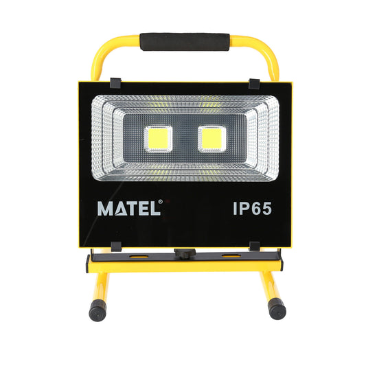 MATEL PROJECTEUR LED RECHARGEABLE 100W FROID IP65