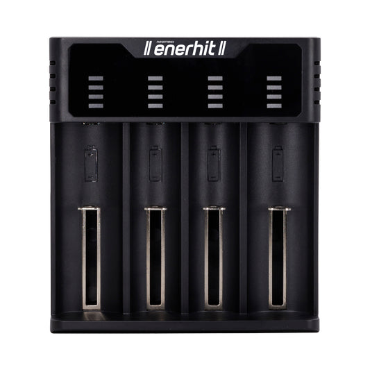 CARREGADOR USB POWERBANK 4U LÍTIO 18650 AA / AAA