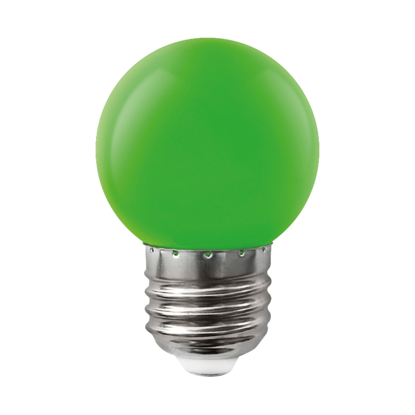 LÂMPADA LED ESFÉRICA VERDE E27 1,5W