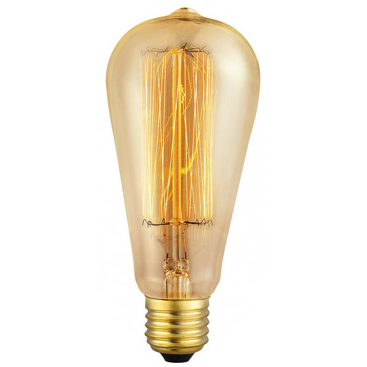 LAMPE LED MATEL EDISON E14 POIRE VINTAGE 40W 