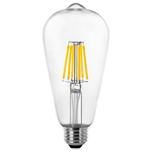 LED FILAMENT LAMP MATEL E27 PEAR 8W 