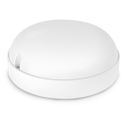 WHITE ROUND LED WALL LAMP WITH 12W COLD SENSOR 