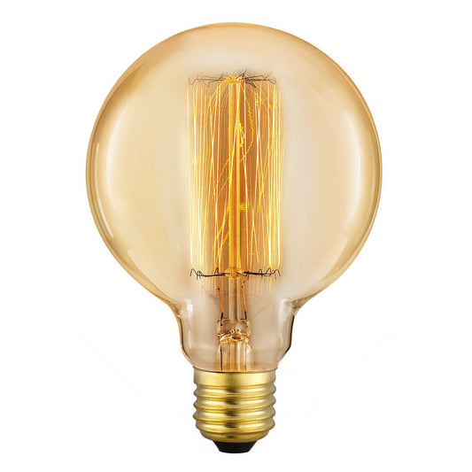 LED LAMP MATEL EDISON E27 G95 VINTAGE 40W 