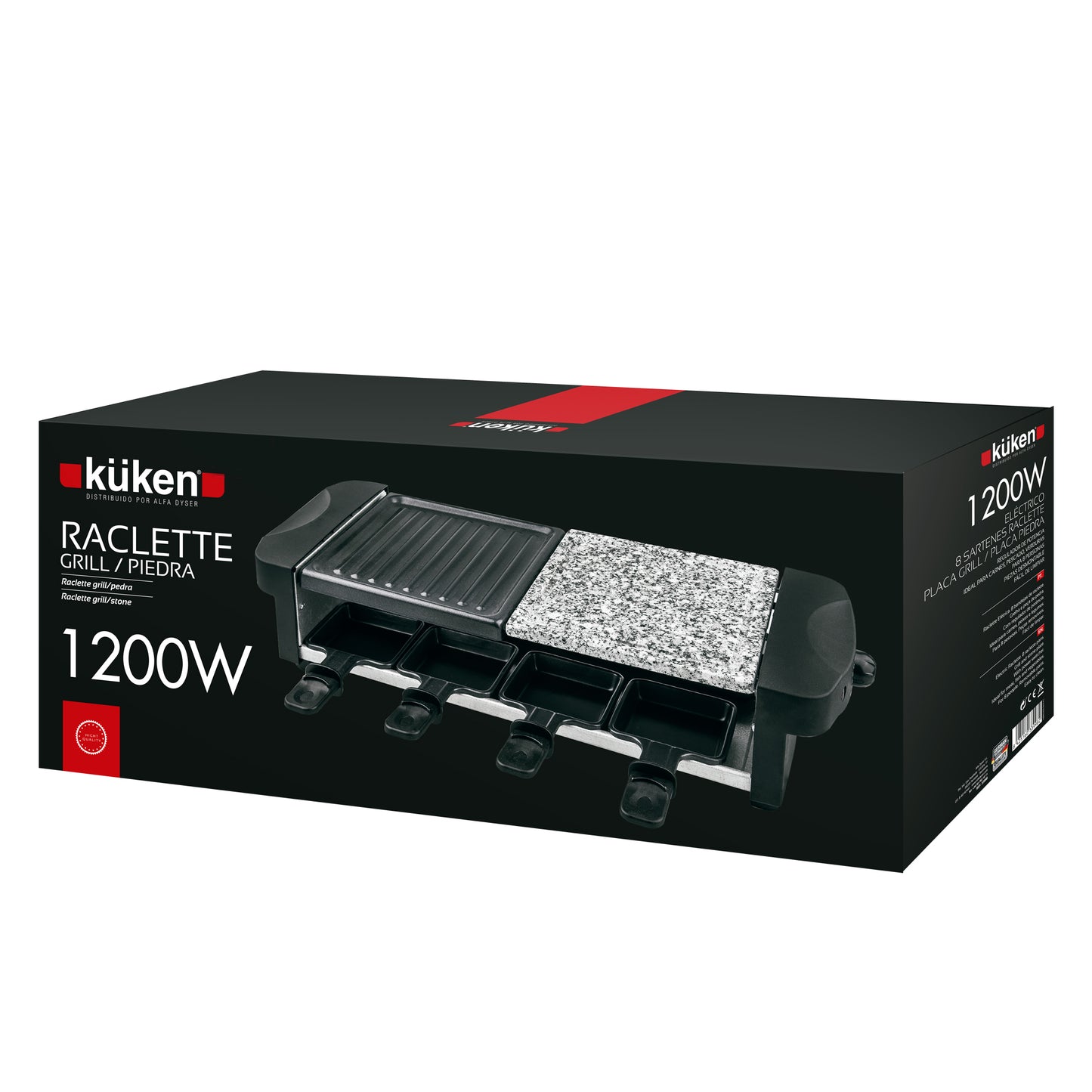 RACLETTE GRILL / PEDRA 1200W