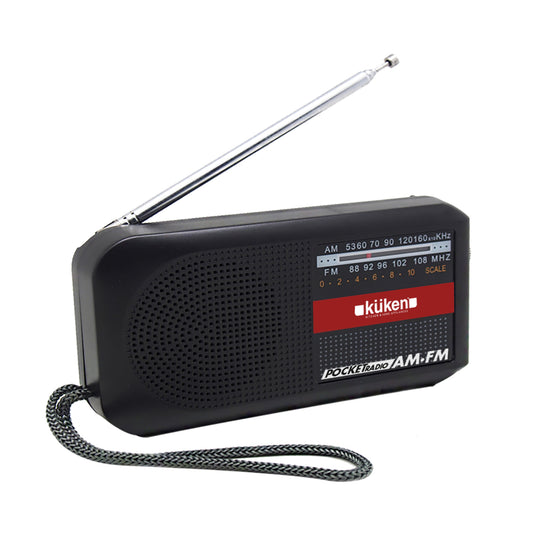 KUKEN AM/FM RADIO WITH LARGE 2AA BATTERIES