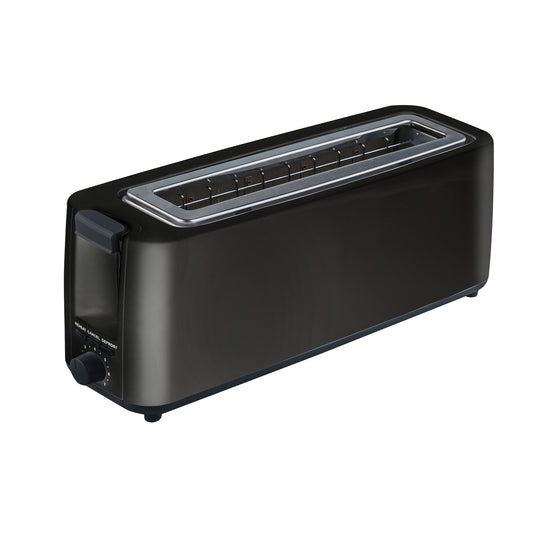 PLASTIC TOASTER 2 PIECES 900W LARGE BLACK 